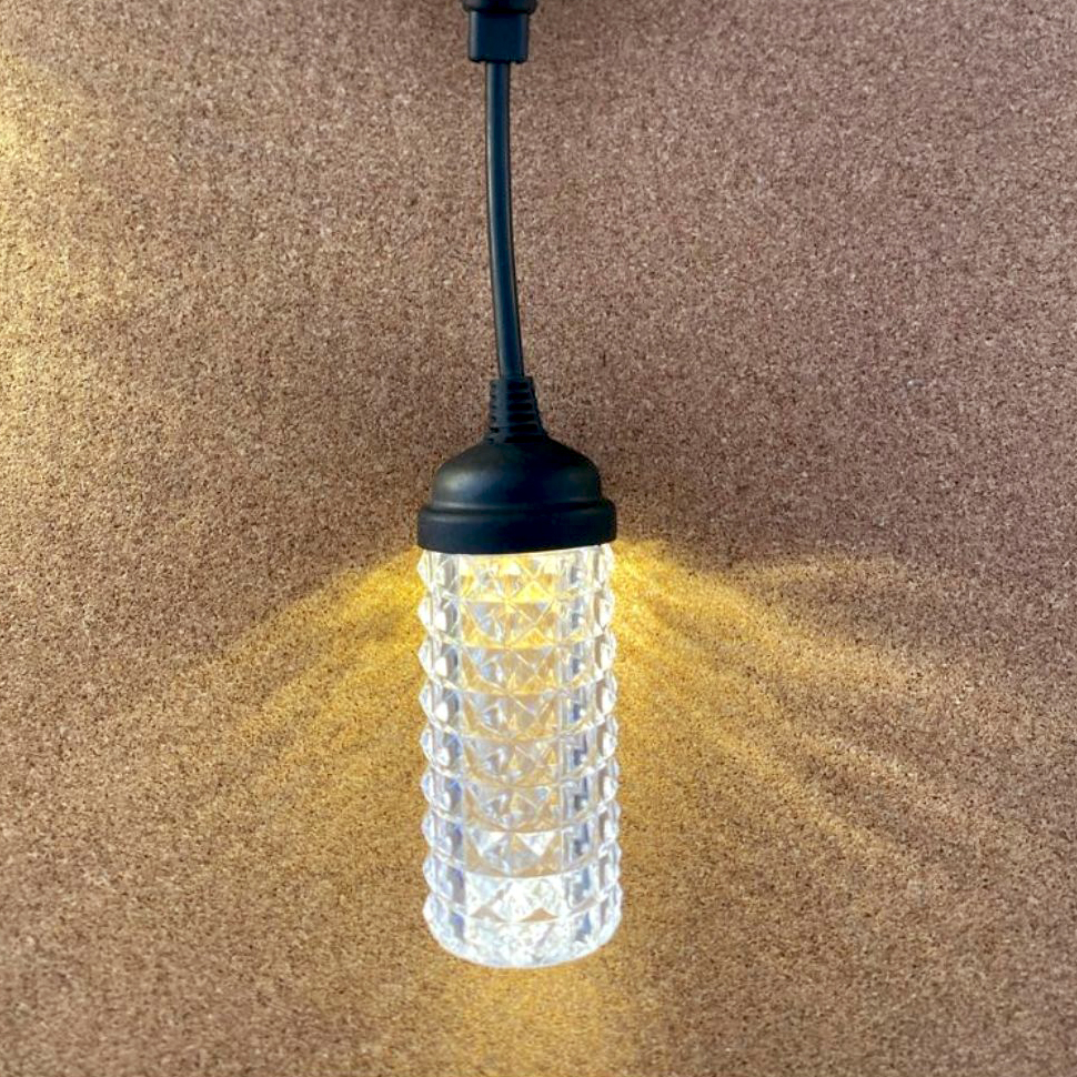 Ghirlandă luminoasă decorativă, becuri tip porumb, 10 becuri, 10 m, alb cald – imagine 3