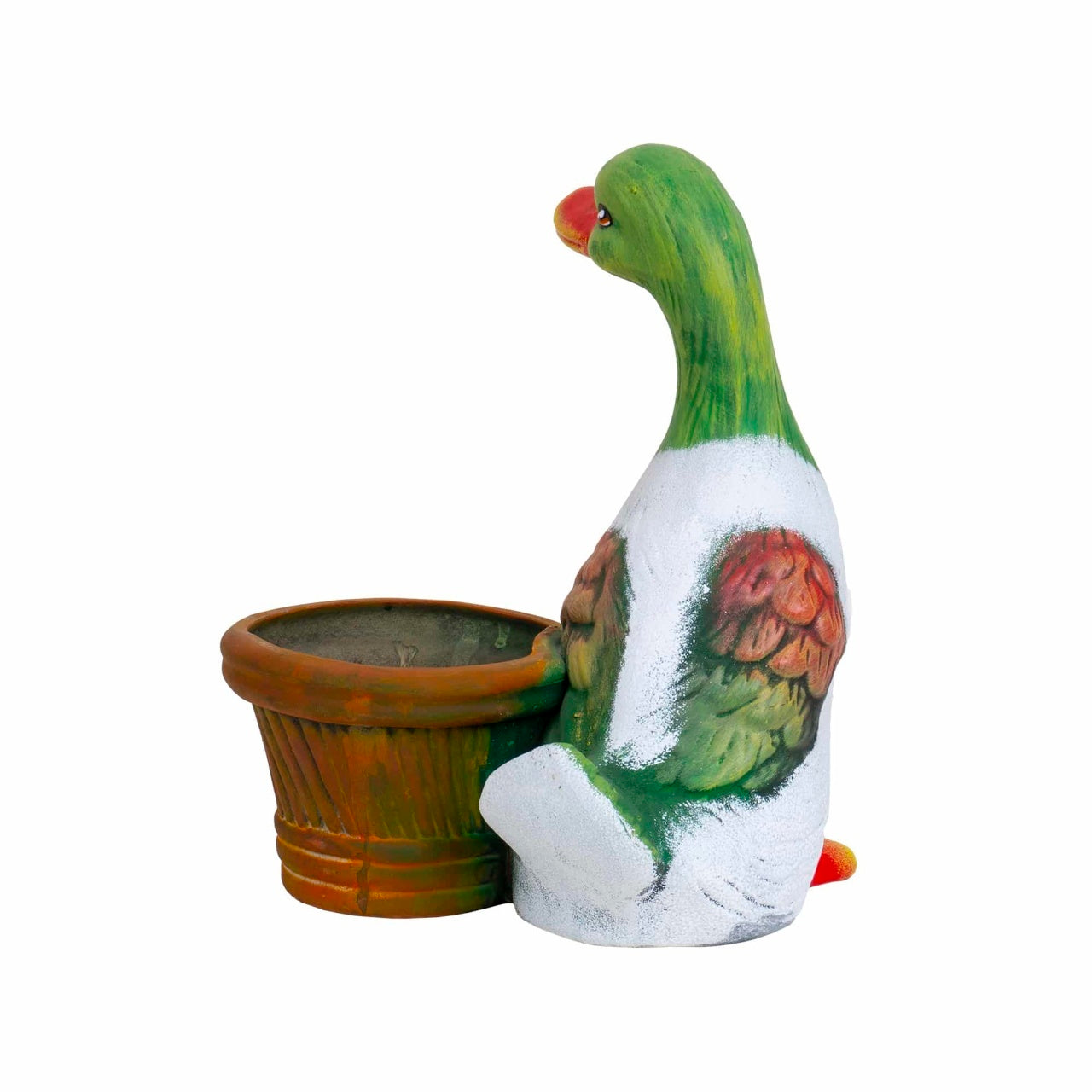 Ghiveci ceramic decorativ model gasca, lungime 20 cm, design vintage