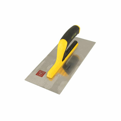 Gletiera din otel cu maner plastic, lama 0.6 mm pentru aplicare glet