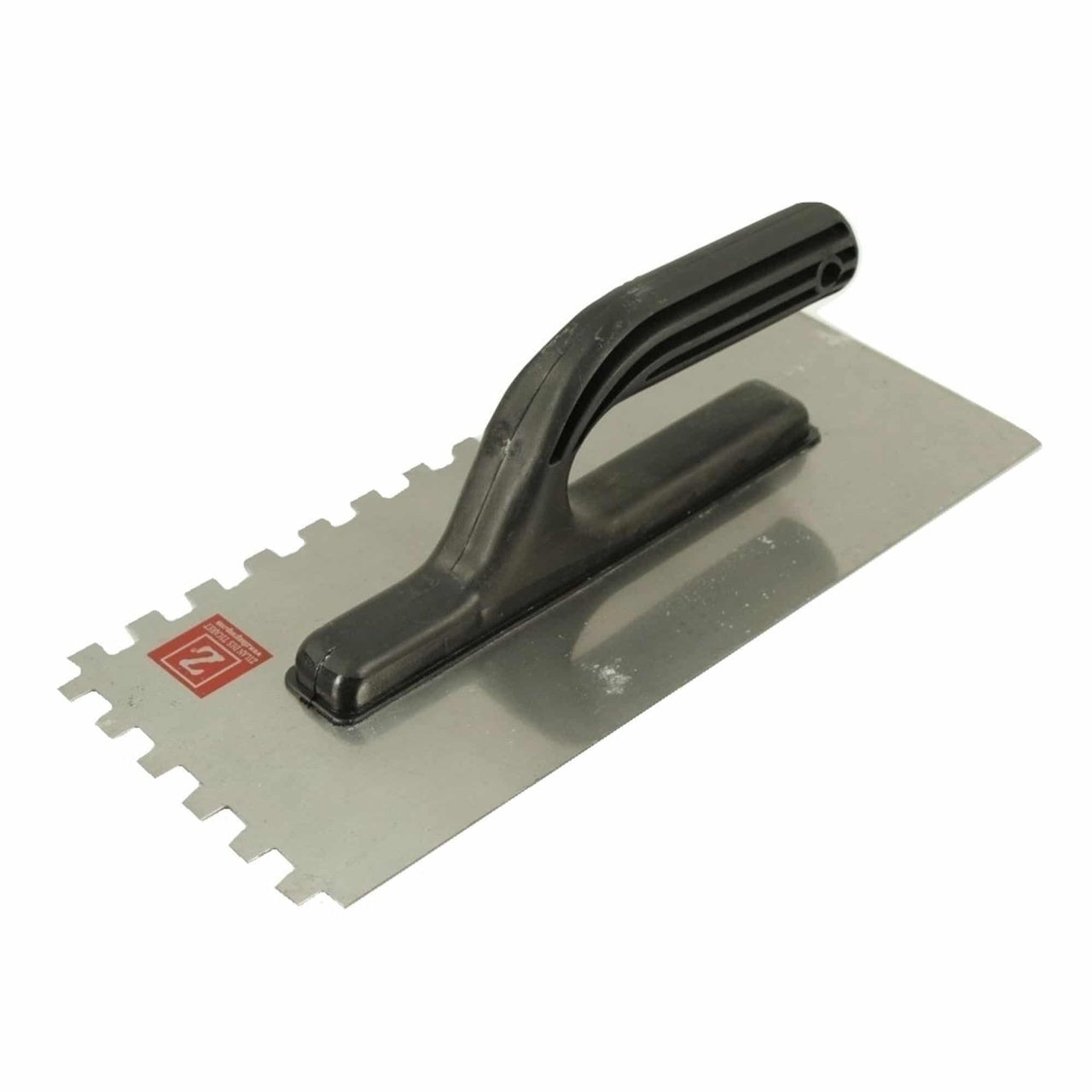 Gletiera inox 10x10 cm cu maner plastic, lama 0.6 mm