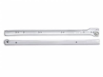 Glisiera cu role 9 mm, lungime 550 mm, culoare gri, pentru sertare medii si mari