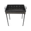 Gratar de gradina traditional FOXMAG24 Premium Barbecue, Picioare cu surub, Realizat manual 50x35 cm