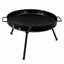 Gratar disc din otel cu picioare detasabile, diametru 51 cm si margine 5 cm