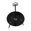 Gratar disc din otel, FOXMAG24, picioare detasabile, maner detasabil diametru 46 centimetri