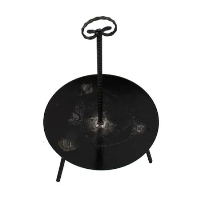 Gratar disc din otel, FOXMAG24, picioare detasabile, maner detasabil diametru 46 centimetri