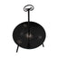 Gratar disc otel cu picioare si maner detasabile, diametru 46 cm