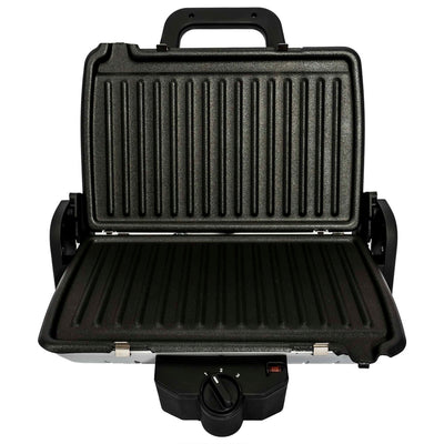 Gratar electric 1600W cu termostat reglabil si placi antiaderente