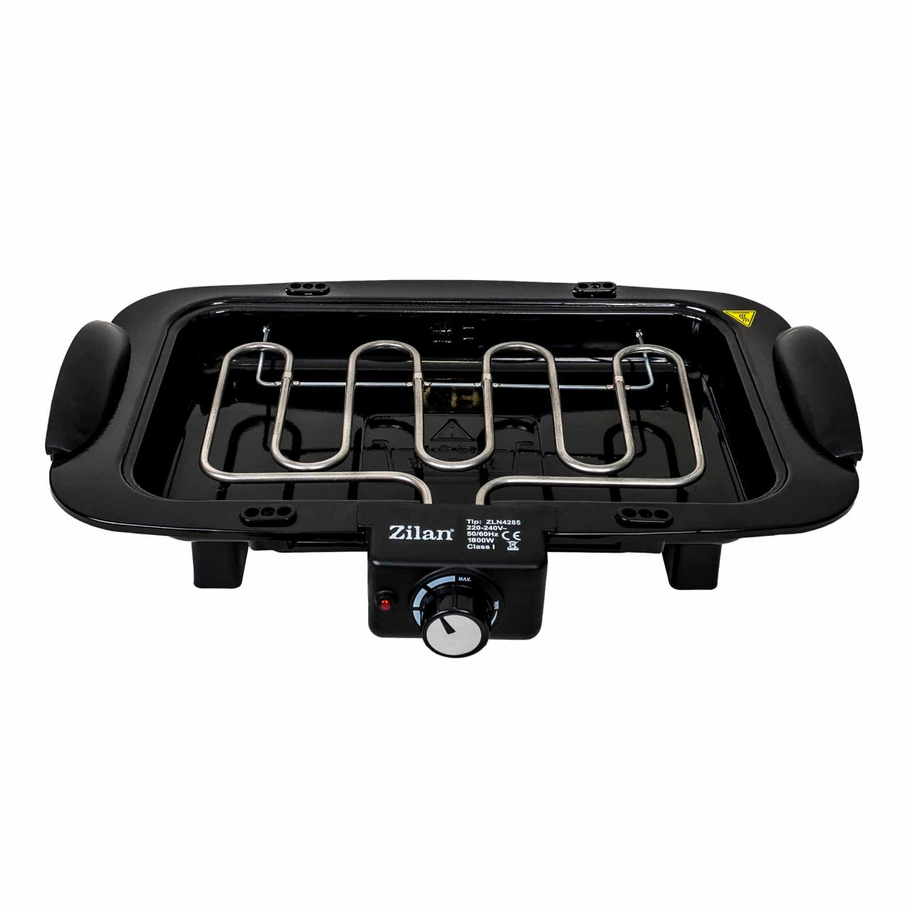 Gratar electric 1800W cu termostat ajustabil, suprafata striata 49x30x9 cm