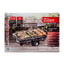 Gratar electric 1800W cu termostat ajustabil, suprafata striata 49x30x9 cm