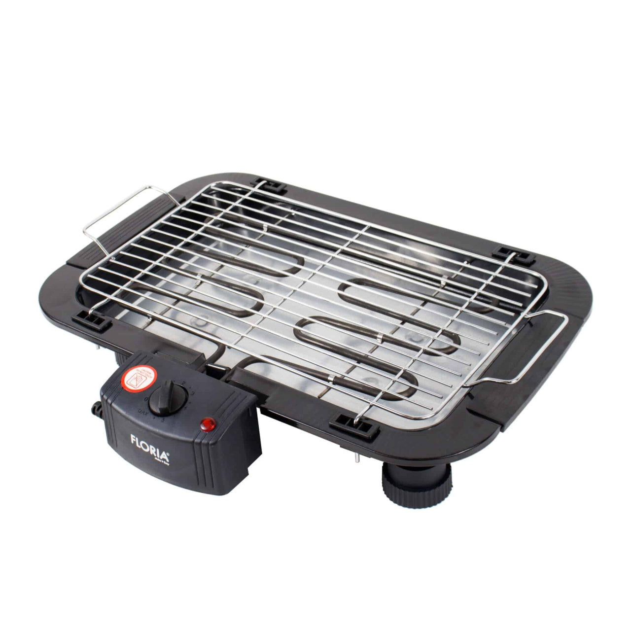 Gratar electric 2000W cu dimensiuni 47x35 cm si tavita detasabila