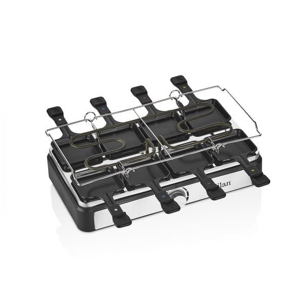 Gratar electric 3 in 1, non stick, 1400W, capacitate recipient 1l, inox