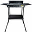 Gratar electric cu picior, grill si tava detasabila, inaltime reglabila