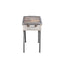 Gratar metalic pe carbuni 40x30 cm, grosime 3mm, picioare demontabile