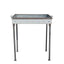 Gratar metalic pe carbuni 70x50 cm cu picioare detasabile si tabla de 2 mm