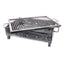 Gratar metalic pe carbuni cu sita inox 50x35cm, picioare demontabile