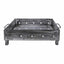 Gratar metalic pe carbuni cu sita inox 50x35cm, picioare demontabile
