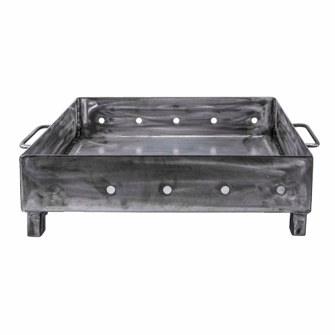 Gratar metalic pe carbuni cu sita inox 50x35cm, picioare demontabile