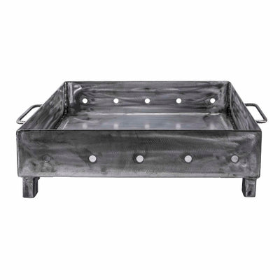 Gratar metalic pe carbuni cu sita inox 50x35cm, picioare demontabile