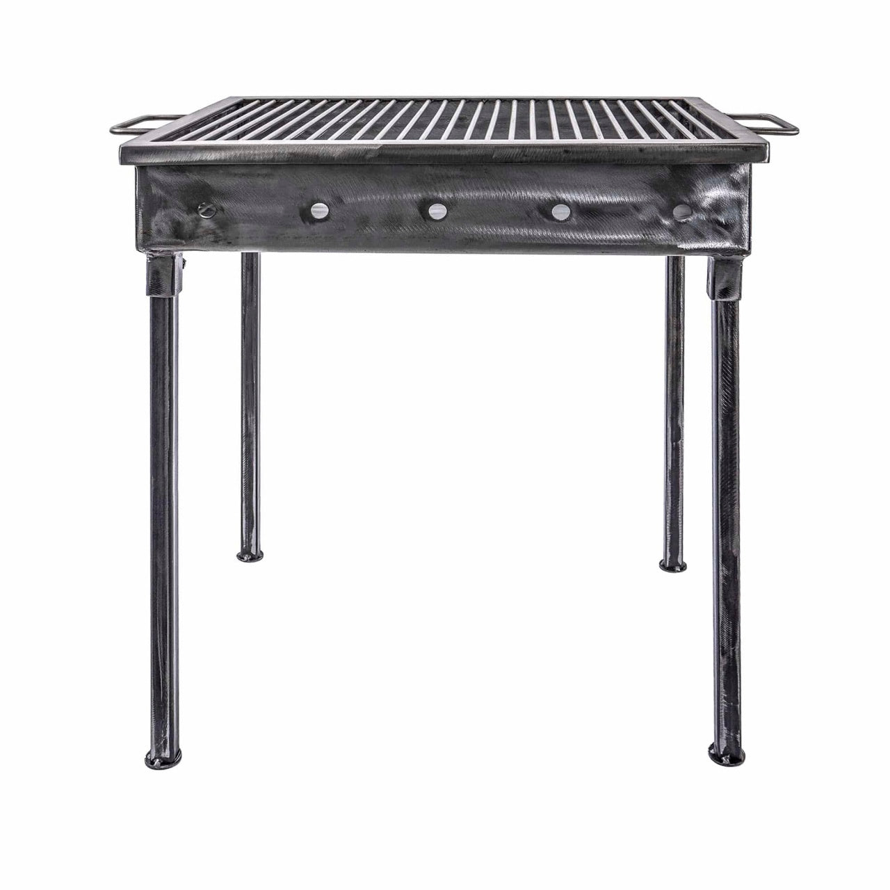 Gratar metalic pe carbuni cu sita inox 50x35cm, picioare demontabile