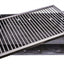Gratar metalic pe carbuni cu sita inox 60x40 cm, picioare demontabile