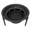 Gratar metalic pliabil pentru camping, rotund, diametru 35cm