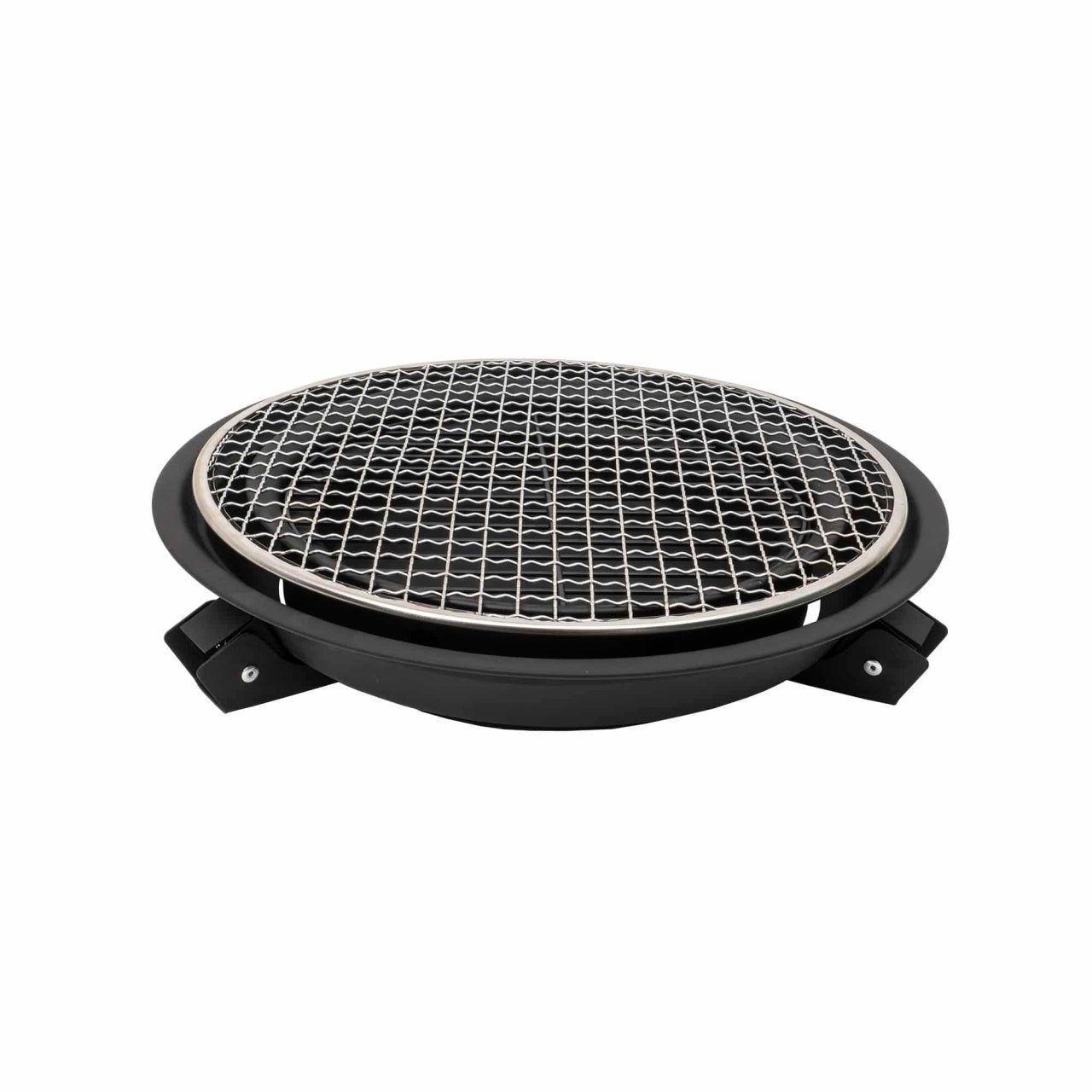 Gratar metalic pliabil pentru camping, rotund, diametru 35cm