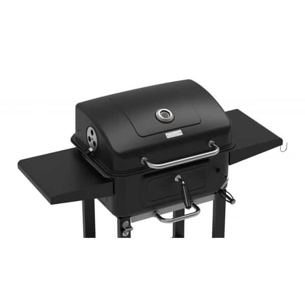 Gratar pentru gradina cu grila din otel cromat 54x42.5 cm si termometru integrat