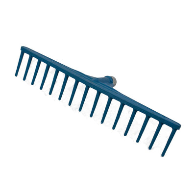 Grebla plastic 80 cm, 15 dinti, albastra pentru uz universal