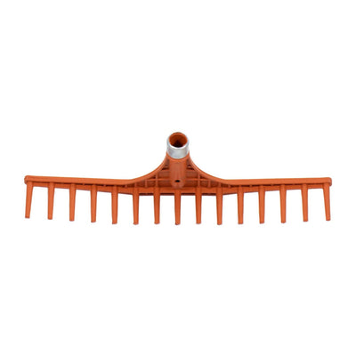Greble plastic 60 cm cu 15 dinti, lama dreapta, portocaliu