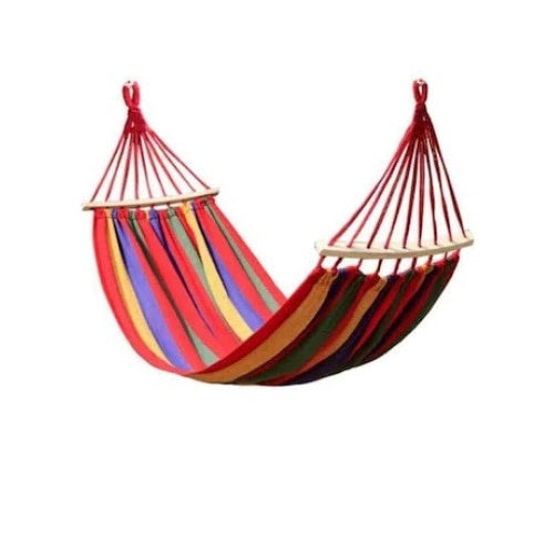 Hamac din bumbac multicolor, FOXMAG24, 200x100 cm