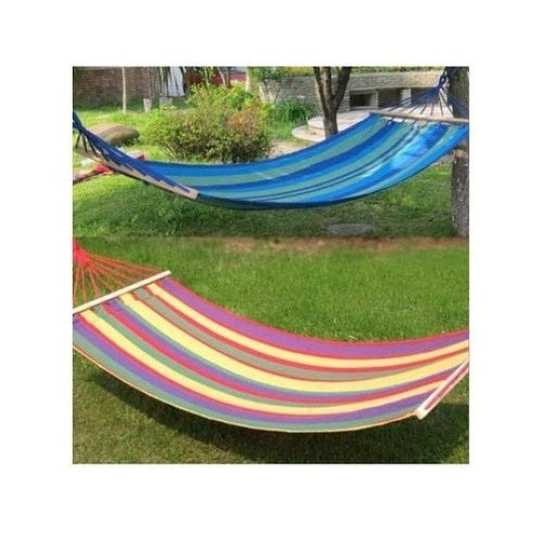 Hamac din bumbac multicolor, FOXMAG24, 200x100 cm