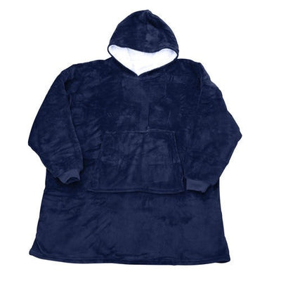 Hanorac-patura cu gluga, comfortabil, bleu