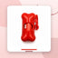 Dispenser Pungi Igienice pentru Caini, Forma de Os, cu Clema, Rosu – imagine 2