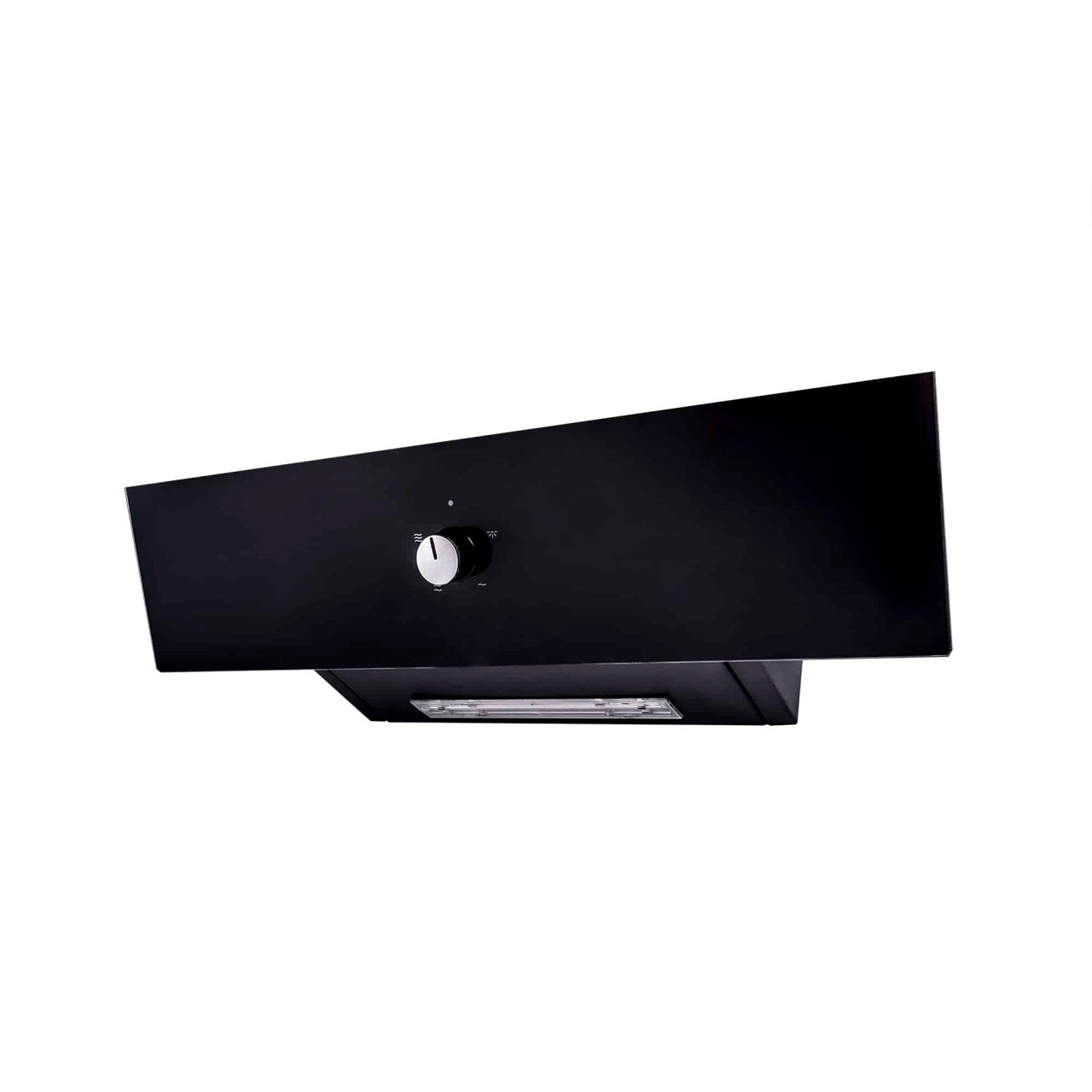 Hota incorporabila decorativa 63 cm cu front sticla neagra, absorbtie 650 m3/h