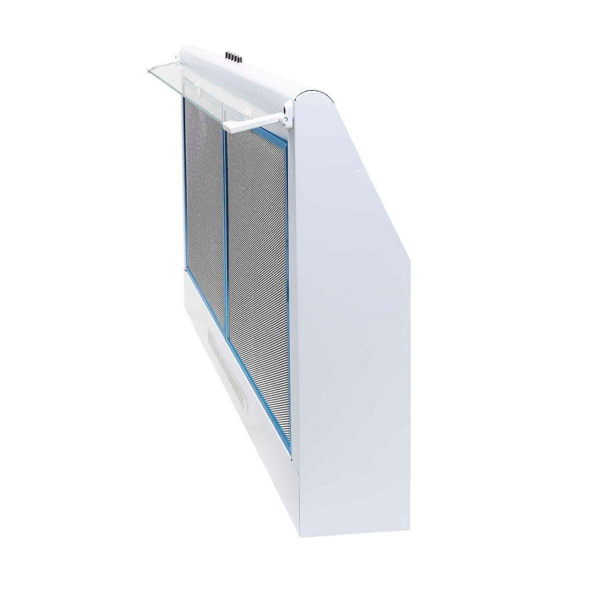 Hota perete cu 2 motoare, 3 viteze, iluminare LED, 16x53x63 cm, alb