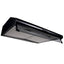 Hota perete neagra, 3 viteze, putere 95 W, filtru lavabil aluminiu