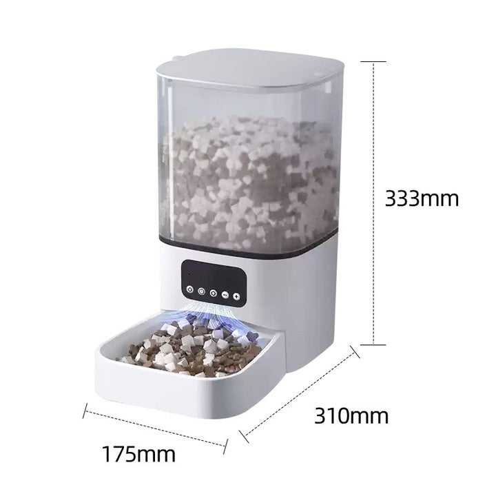 Hranitor inteligent pentru animale, 6L cu camera, programabil, cu functie de convorbire