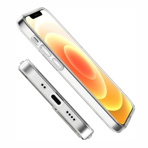 Husa FOXMAG24 pentru telefon iPhone 12 Mini, silicon subtire, ultra slim, gel, transparenta
