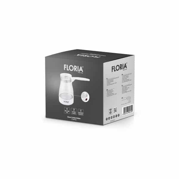 Ibric electric din sticla 800W, capacitate 500ml, element incalzire ascuns