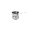 Ibric inox cu capacitate 800ml, diametru 12.5cm, coada 18cm