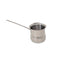 Ibric inox cu capacitate 800ml, diametru 12.5cm, coada 18cm