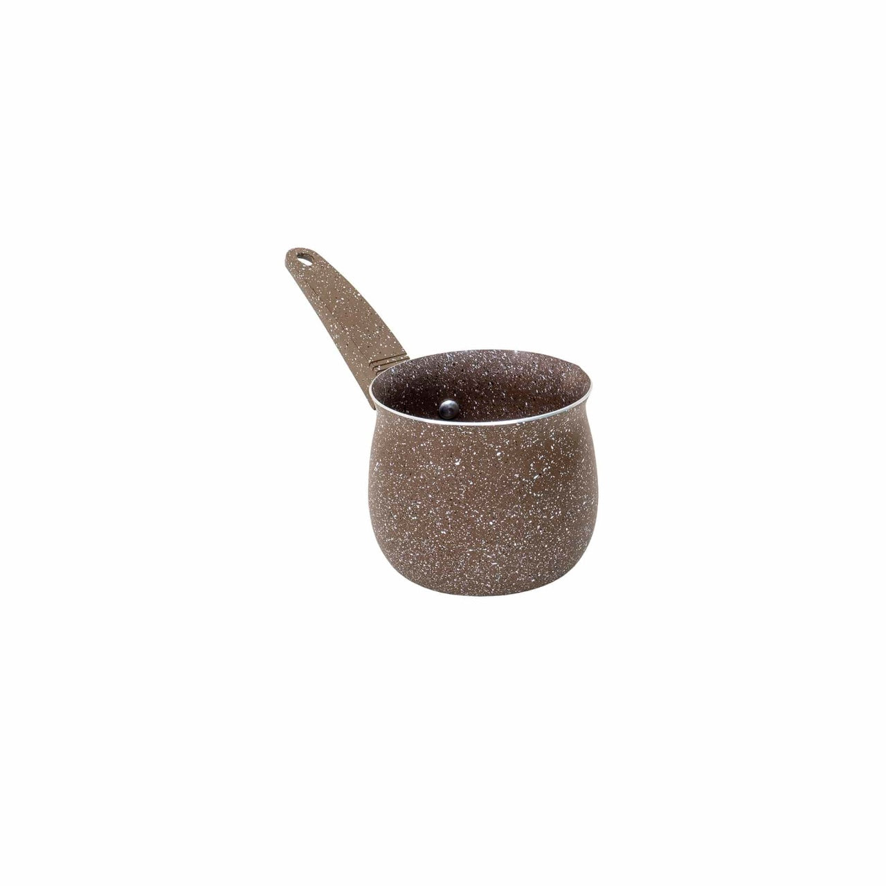 Ibric teflon cu capacitate 600ml, diametru 11cm, maner lung 12cm
