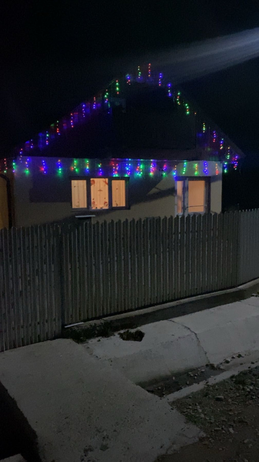 Instalație LED tip țurțuri, 500 LED-uri, 20 m, multicoloră – imagine 3