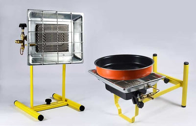 Incalzitor ceramica cu suport, putere 3500W pentru butelie GPL
