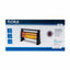 Incalzitor cu 3 rezistente quartz, 1500W, 3 trepte de putere, protectie rasturnare