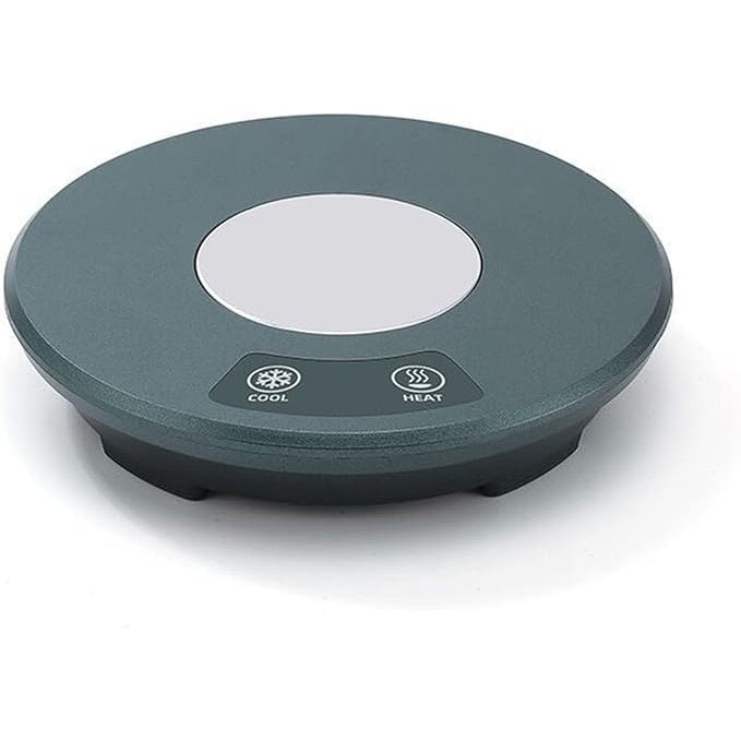 Incalzitor/racitor cana, recipiente bauturi, incarcare USB, portabil, din otel inoxidabil, dubla functie, verde