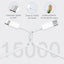 Incarcator, adaptor tip C to Lightning, incarcare rapida, lungime cablu 100 cm, putere 20W, Alb