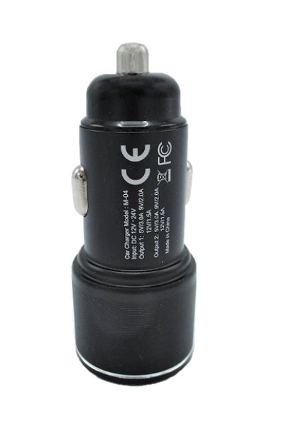 Incarcator auto tip bricheta, dublu, USB / TIP C 18W