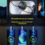 Incarcator auto USB cu LED RGB, 7 culori, Port 3 in 1, Incarcare rapida de 15 W, Model C39