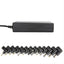 Incarcator pentru laptop si alte dispozitive, tip adaptor, 100/120 W, cu 13 mufe, alimentare la retea, 3 pini, negru